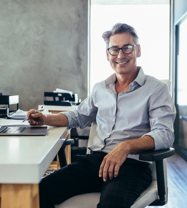 Photo of a smiling man